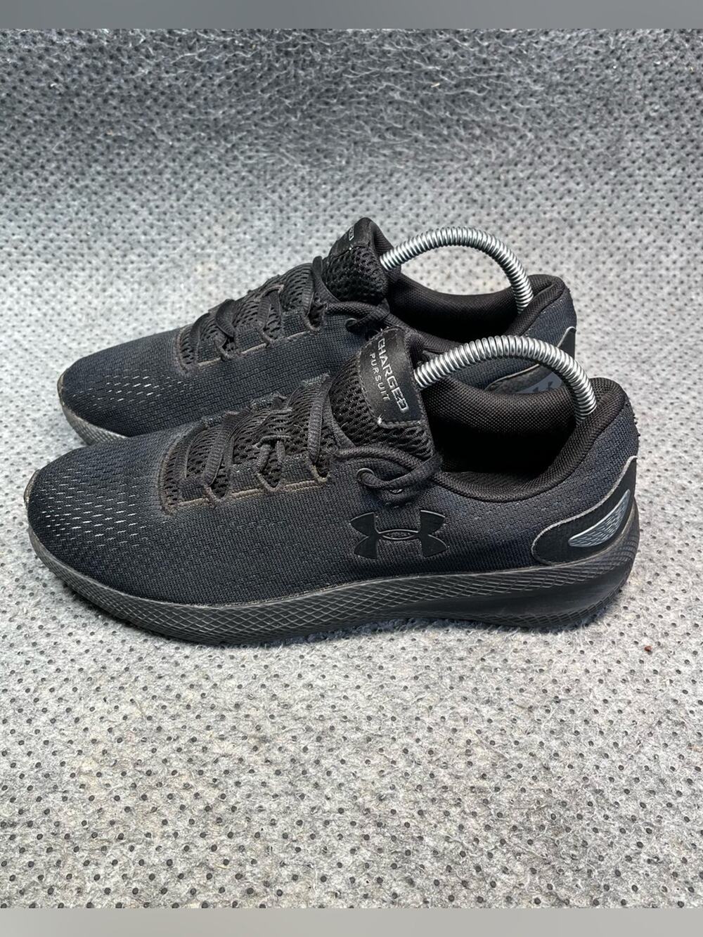 Under Armour Charged Pursuit Black Running Shoes Size 9 Women’s